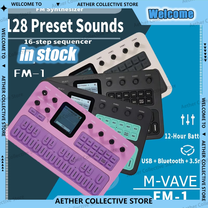 M-Vave Fm-1 Pocket FM Synthesi - огляд і ціна Midi Controller Pad
