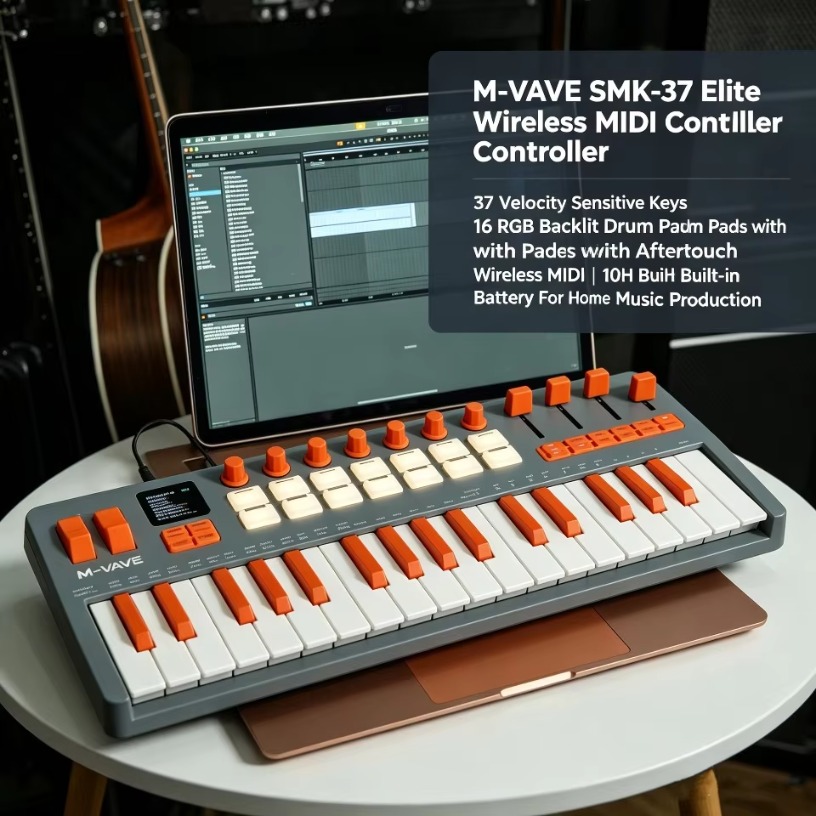 M-VAVE SMK-37 Elite Wireless M - огляд і ціна Midi Controller Pad