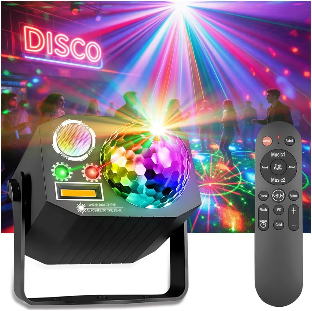 Dj Party Disco Ball Lights wit - огляд і ціна Audio Music Dj