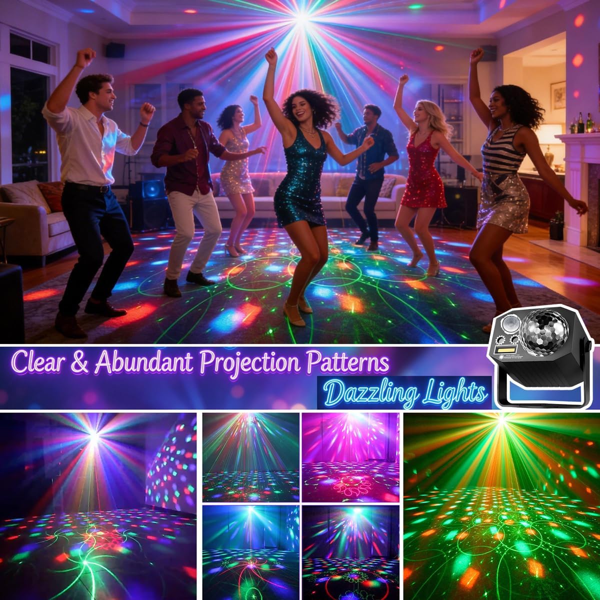 Dj Party Disco Ball Lights wit - огляд і ціна Audio Music Dj