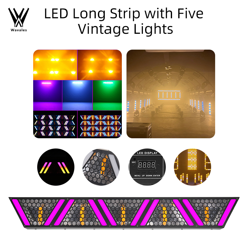 5X60W Stage Retro Lights DMX51 - огляд і ціна Audio Music Dj